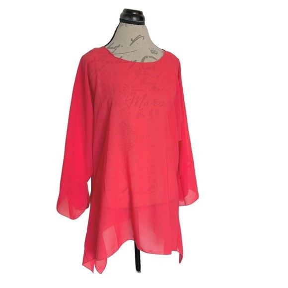 The look get it love it live it Womens Top Blouse Lagenlook OverSized One Size - Picture 2 of 15